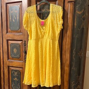 Torrid Sunny Yellow Mini Dress